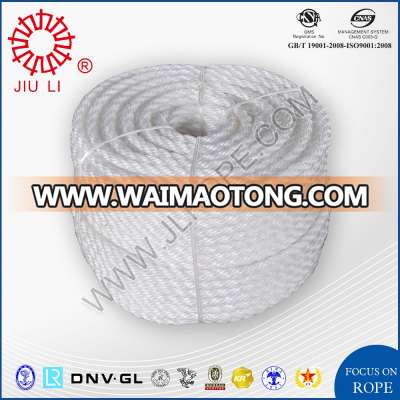 3-strand polypropylene rope/Superline/Danline 4mm-64mm